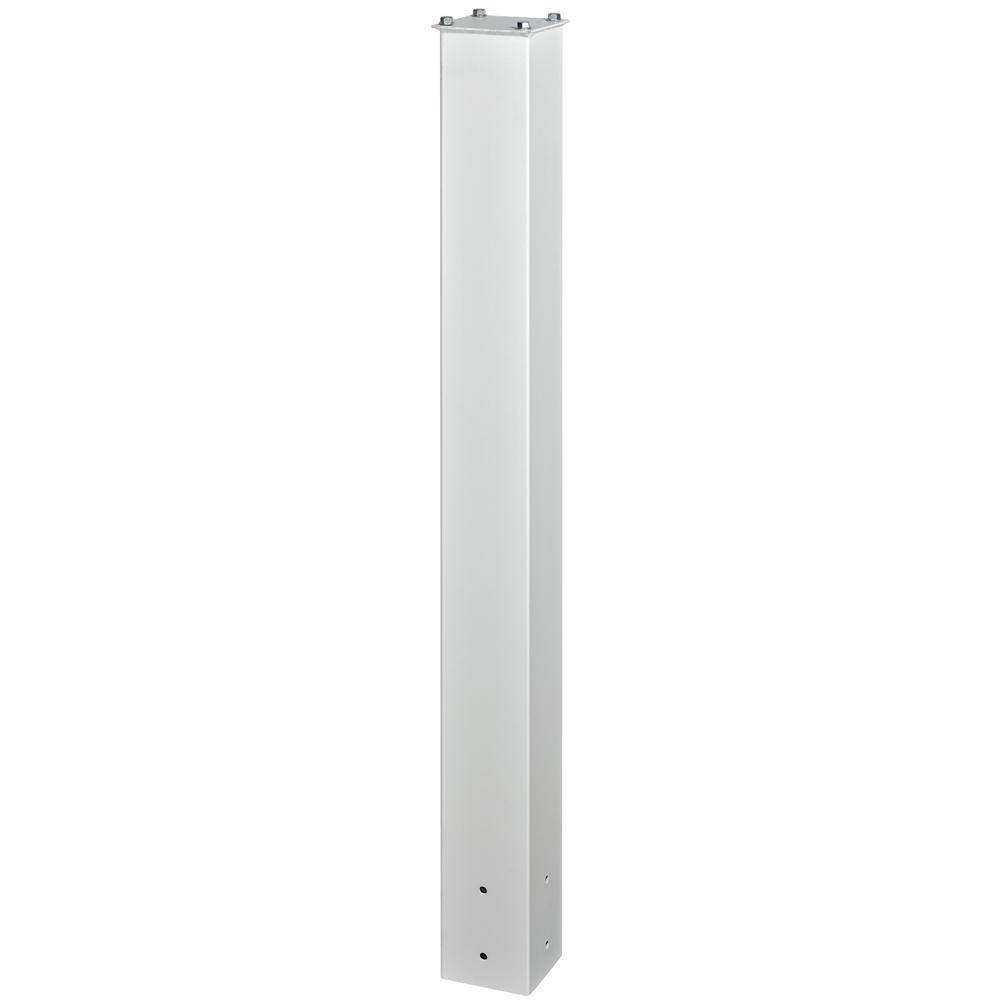 Mail Boss 7122 Galvanized Steel In-Ground Post, Cream White (Off White) Mail Boss 7122 Galvanized Steel In-Ground Post, Cream White (Off White)