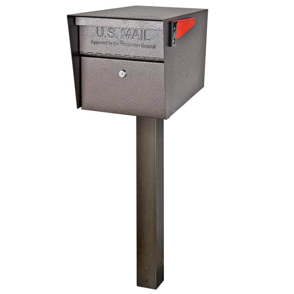 Mail Boss 7123 Galvanized Steel In-Ground Post, Bronze (Hammered Finish)9