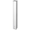 Mail Boss 7125 Galvanized Steel In-Ground Mailbox Post, Alpine White