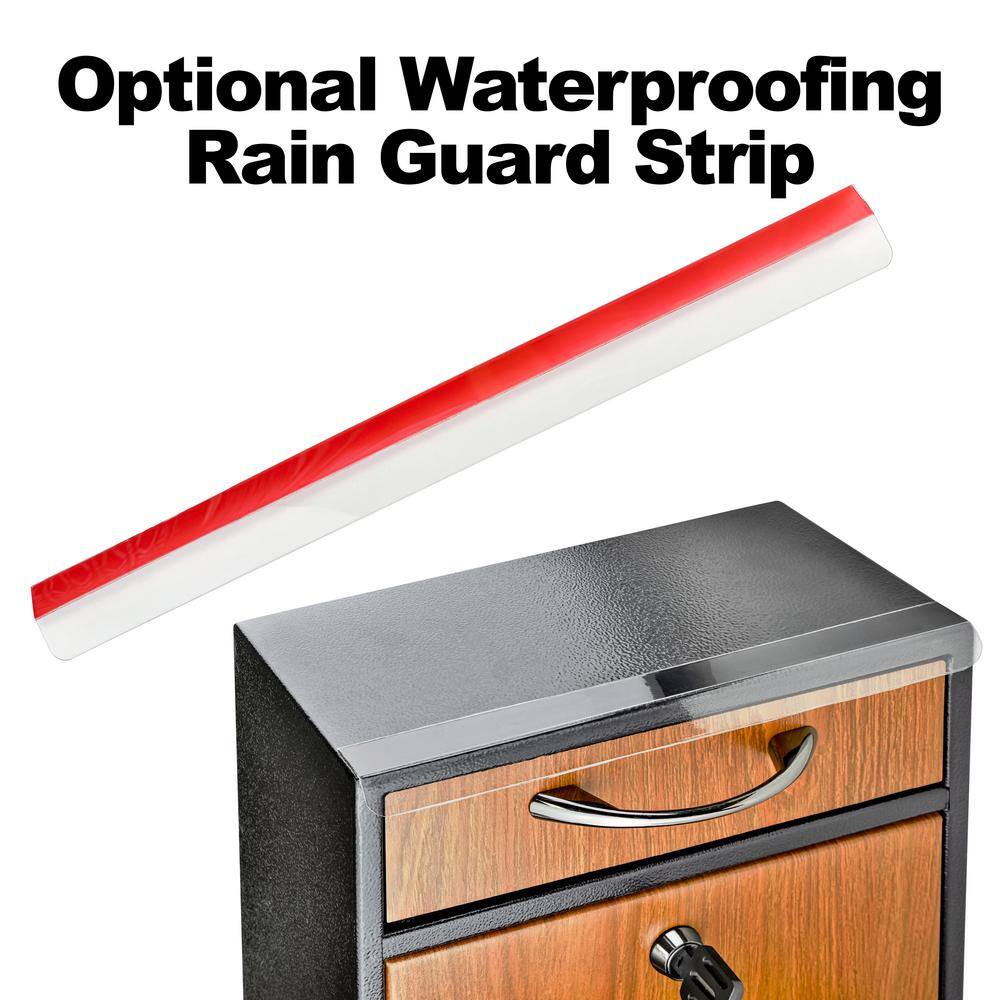 Mail Boss 7412 Olympus Locking Wall-Mount Drop Box with High Security Reinforced Patented Locking System, Black4