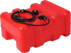 Marine Tank, 12 Gallon Marine Portable Tank Outboard Marine Boat Tank With Line, I-Shaped Handle, Easy to Carry