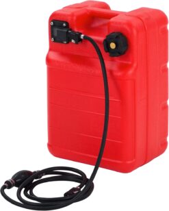 Marine Tank, 6 Gallon Marine Portable Tank Outboard Marine Boat Tank With Line, I-Shaped Handle, Easy to Carry