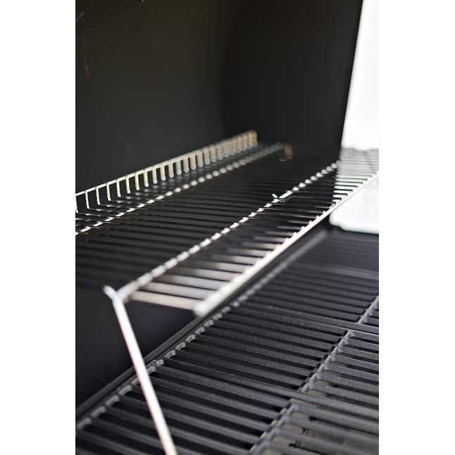 Master Forge CBC23032L 1010-Sq. Inches Black powder coated Horizontal Charcoal Smoker0_11zon