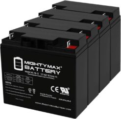 Mighty Max Battery ML18-12 - 12 VOLT 18 AH SLA BATTERY - PACK OF 4