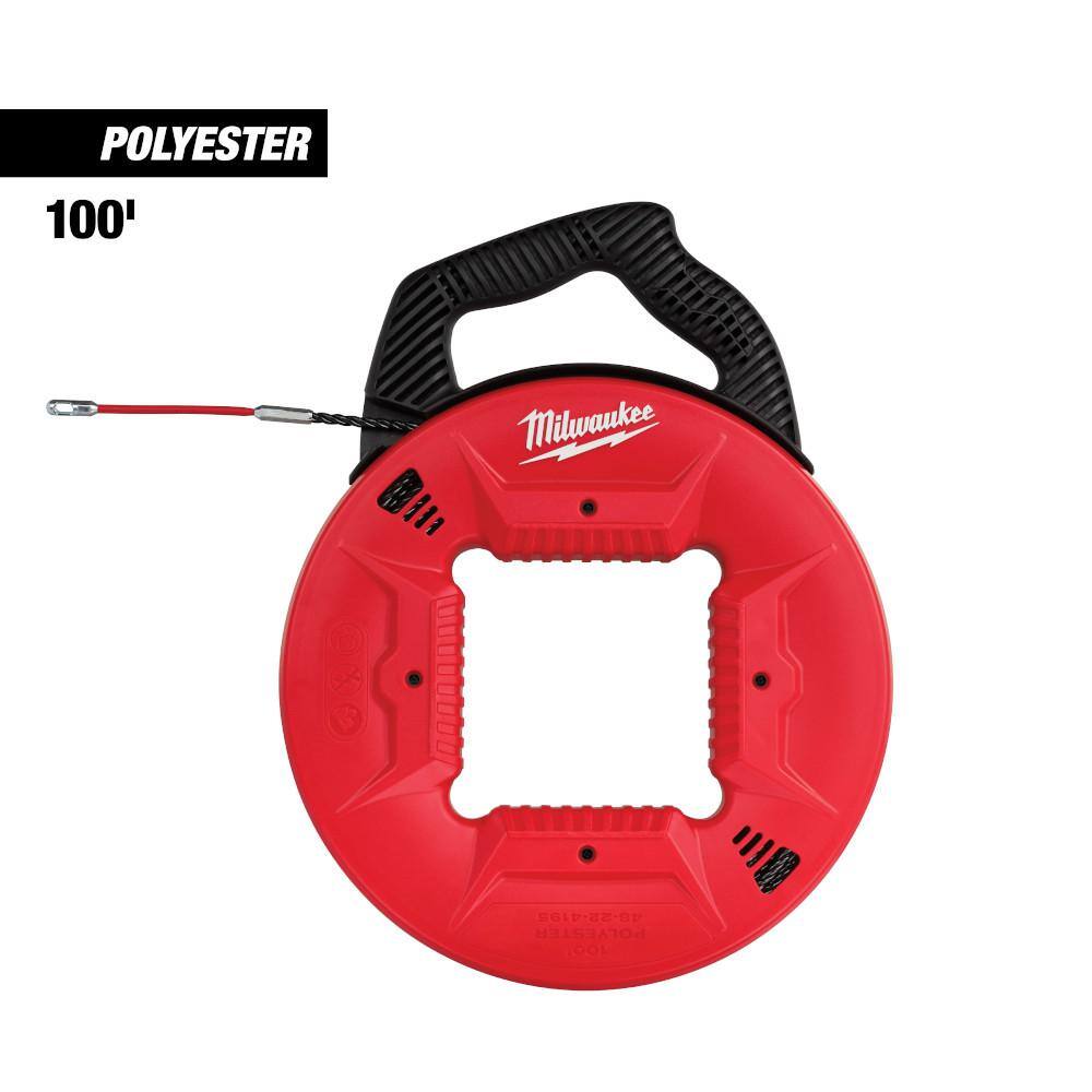 Milwaukee 48-22-4195 100 ft. Polyester Fish Tape with Flexible Metal Leader1