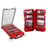 Milwaukee 48-32-4082-48-32-4023 SHOCKWAVE Impact Duty Alloy Steel Screw Driver Bit Set with PACKOUT Case (145-Piece)