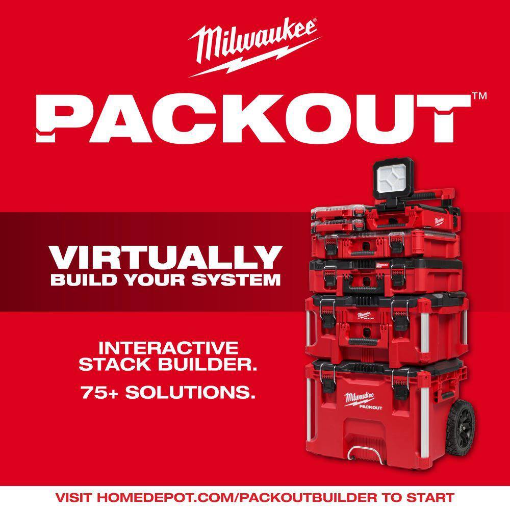 Milwaukee 48-32-4082-49-10-9108W SHOCKWAVE Impact Duty Alloy Steel Screw Driver Bit Set with PACKOUT Case and Oscillating Multi-Tool Blade Set(108-Piece)3