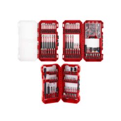 Milwaukee 48-32-5150-48-32-4023 SHOCKWAVE Impact-Duty Alloy Steel Drill and Screw Driver Bit Set (145-Piece)