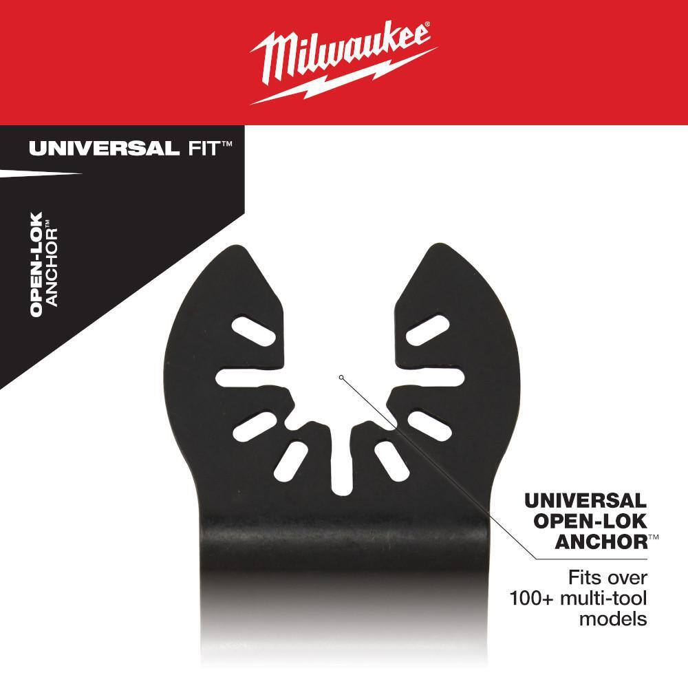 Milwaukee 48-32-5150-49-10-9212 SHOCKWAVE Impact-Duty Alloy Steel Screw Driver Bit Set with Oscillating Multi-Tool Blade Kit (108-Piece)0