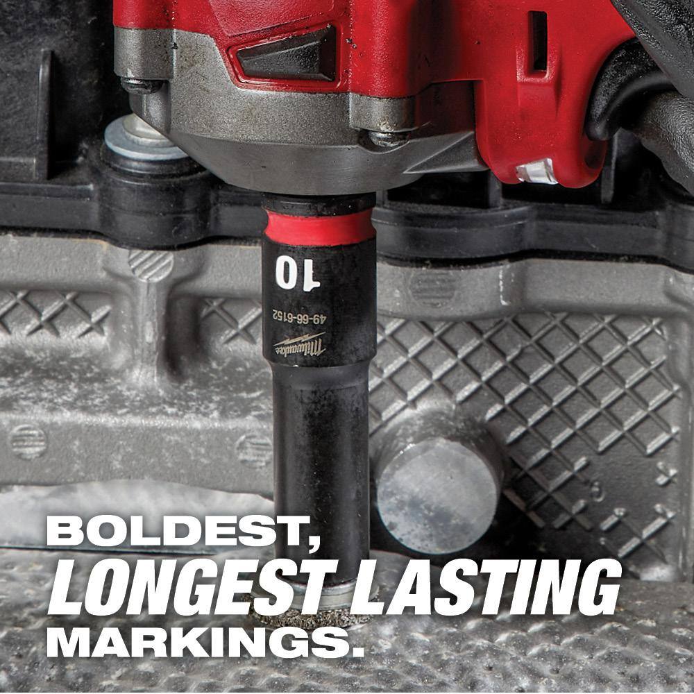 Milwaukee 48-32-5150-49-66-7003 SHOCKWAVE Impact-Duty Alloy Steel Screw Driver Bit Set with SHOCKWAVE 1 4 in. Drive Metric Impact Socket Set (114-Piece)9