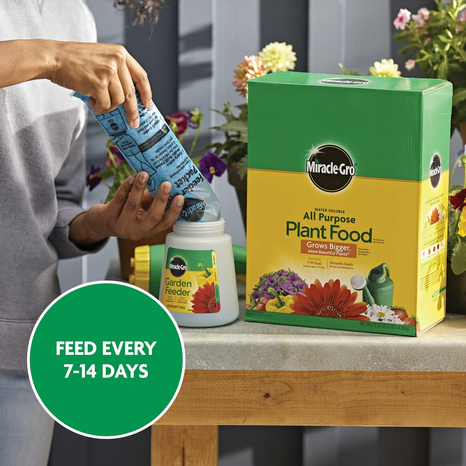 Miracle-Gro Water Soluble All Purpose Plant Food, Plant Fertilizer for Indoor or Outdoor Plants, Roses, Flowers, Houseplants, Vegetables and Trees, 10 lb.178