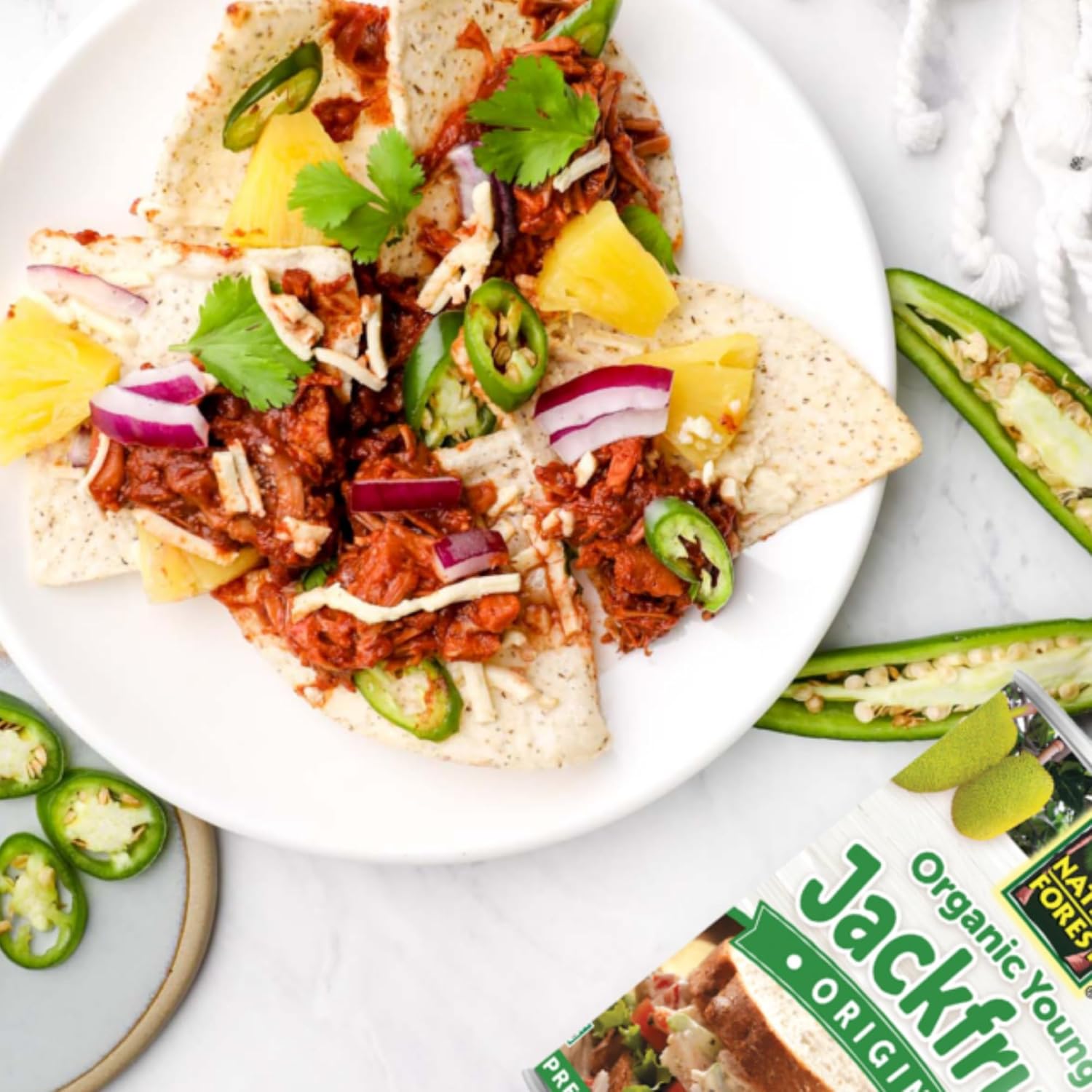 Native Forest Organic Young Jackfruit - Great Meatless Alternative, Plant Based Meat, Non-GMO Project Verified, USDA Organic - Original, 14 Oz (Pack of 6)8