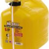 No-Spill NSP-1467S, 5 Gallon Gas Can for Diesel Fuel with View Stripe