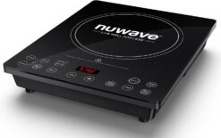 Nuwave Portable Induction Cooktop, NSF-Certified Single Electric Burner, 94 Precise Temp Range, Large 8” Heating Coil, Perfect for Professional & Commercial Settings, Shatter-Proof Glass Surface