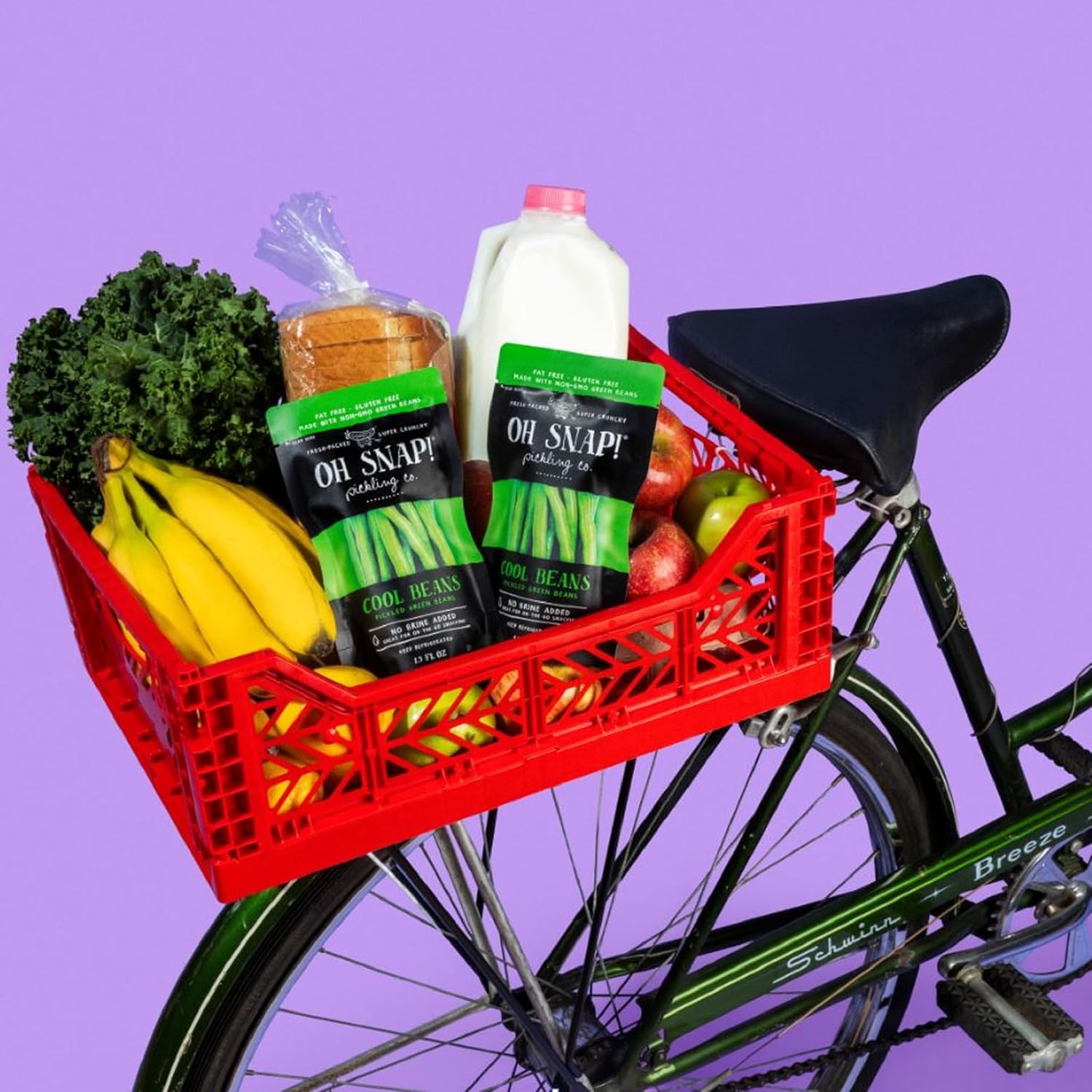 OH Snap Cool Beans Pickled Green Beans, 1.75 Ounce -- 12 per case.9