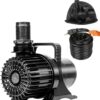 OYO WATER Outdoor Large 8300gph-520W 32.8FT Pond Water-fall & Kio Fish Fountain-s &Garden Pump Submersible IPX8 Long 32.8FT Cord Smart-er & Quieter Duck & Yard &Patio Ponds Pumps, 1 Barrier Pump Bag