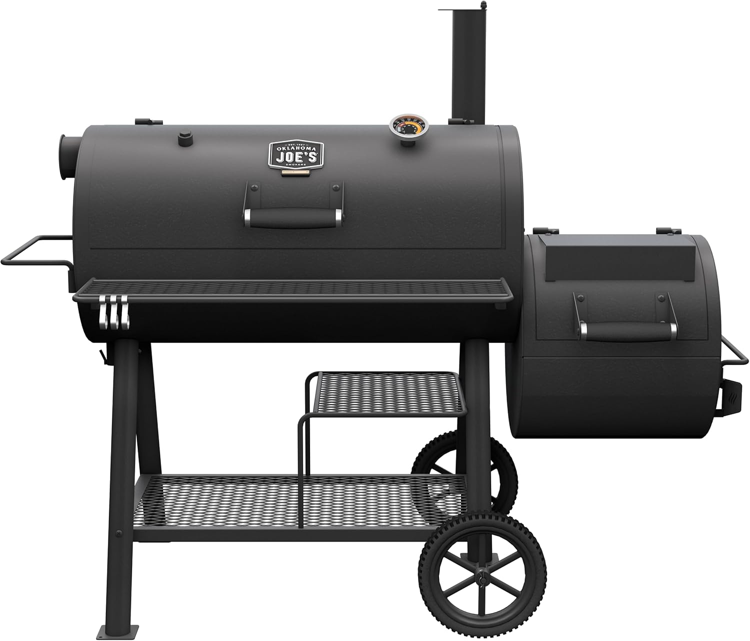 Oklahoma Joe's Highland Offset Reverse Flow Smoker and Grill - 24203003 Oklahoma Joe's Highland Offset Reverse Flow Smoker and Grill - 24203003