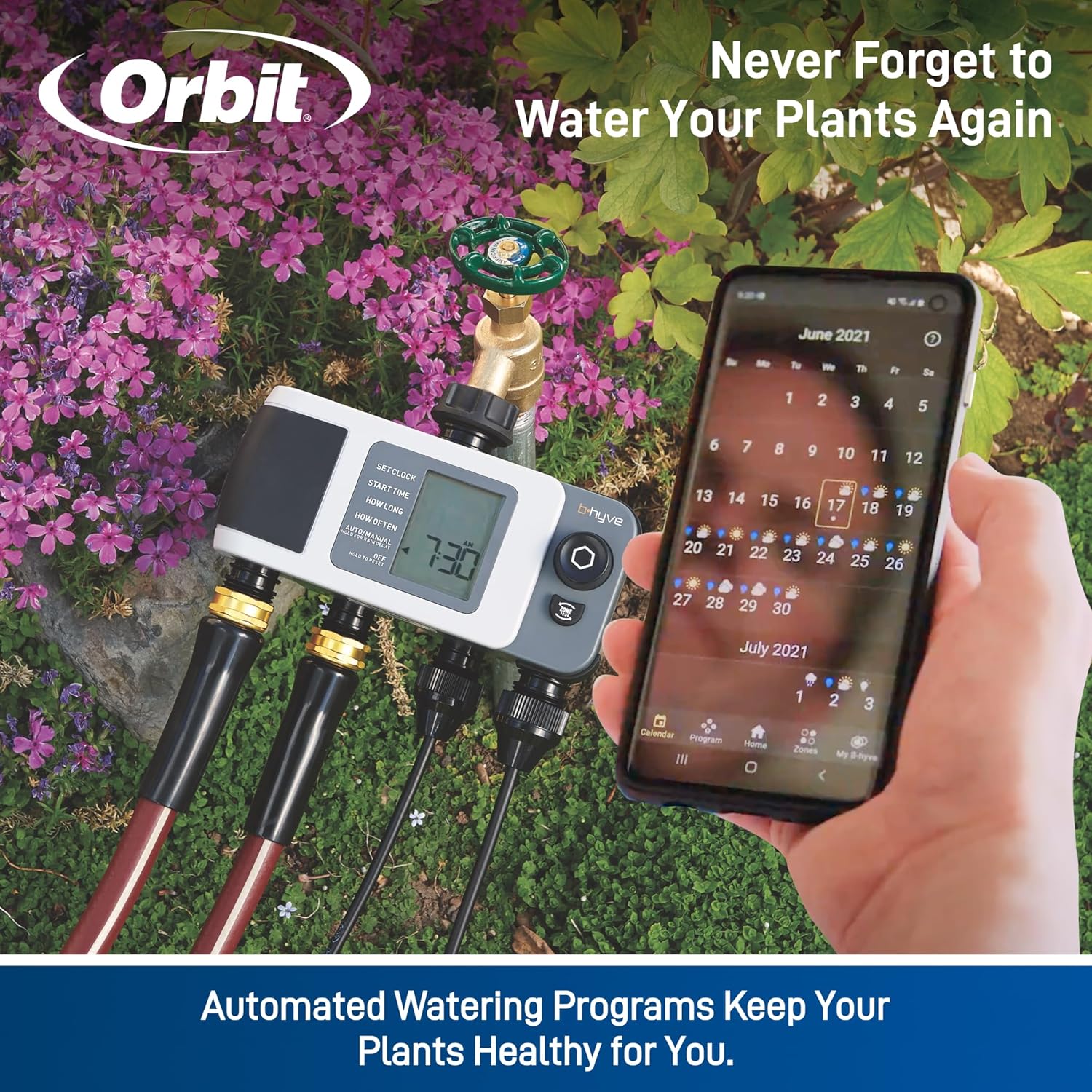 Orbit 24634 B-hyve XD 4-Port Smart Hose Watering Timer3