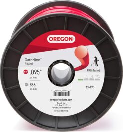 Oregon 23-195 Professional Red Gatorline Round String Trimmer Line .095-Inch Diameter 3-Pound Spool