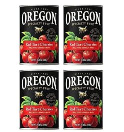 Oregon Red Tart Cherries - 14.5 ounces (Pack of 4)