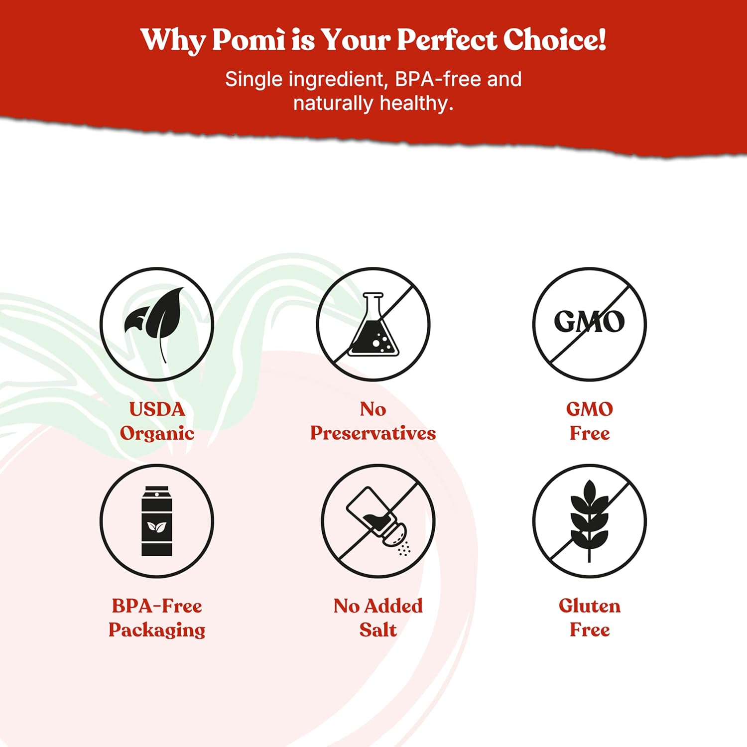 Pomì Strained Tomatoes 13.8oz (Pack of 12) - Creamy, Velvety Italian Tomato Puree, No Additives or Preservatives - BPA-Free Pureed Tomatoes Made from 100% Fresh Italian2