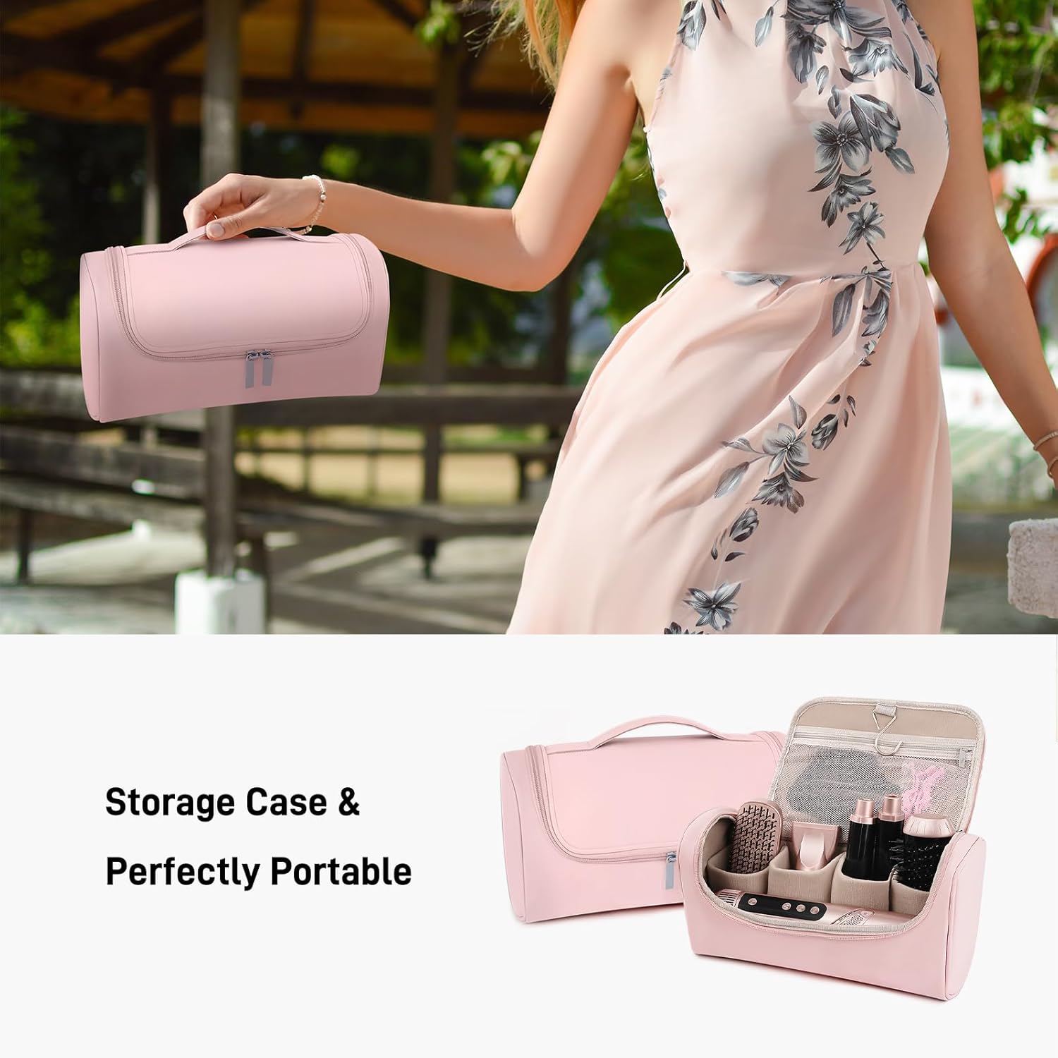 Professional Air Styling & Drying System - Powerful Hair Dryer Brush - Multi-Styler with Auto-Wrap Curlers, Paddle Brush, Oval Brush, Styling Concentrator, No Heat Damage, Portable Travel Case (Sliver)12