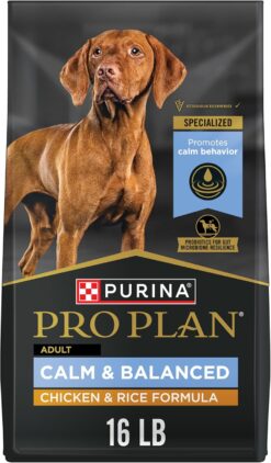 Purina Pro Plan Calm & Balanced Adult Chicken & Rice Calming Dog Formula - 16 lb. Bag