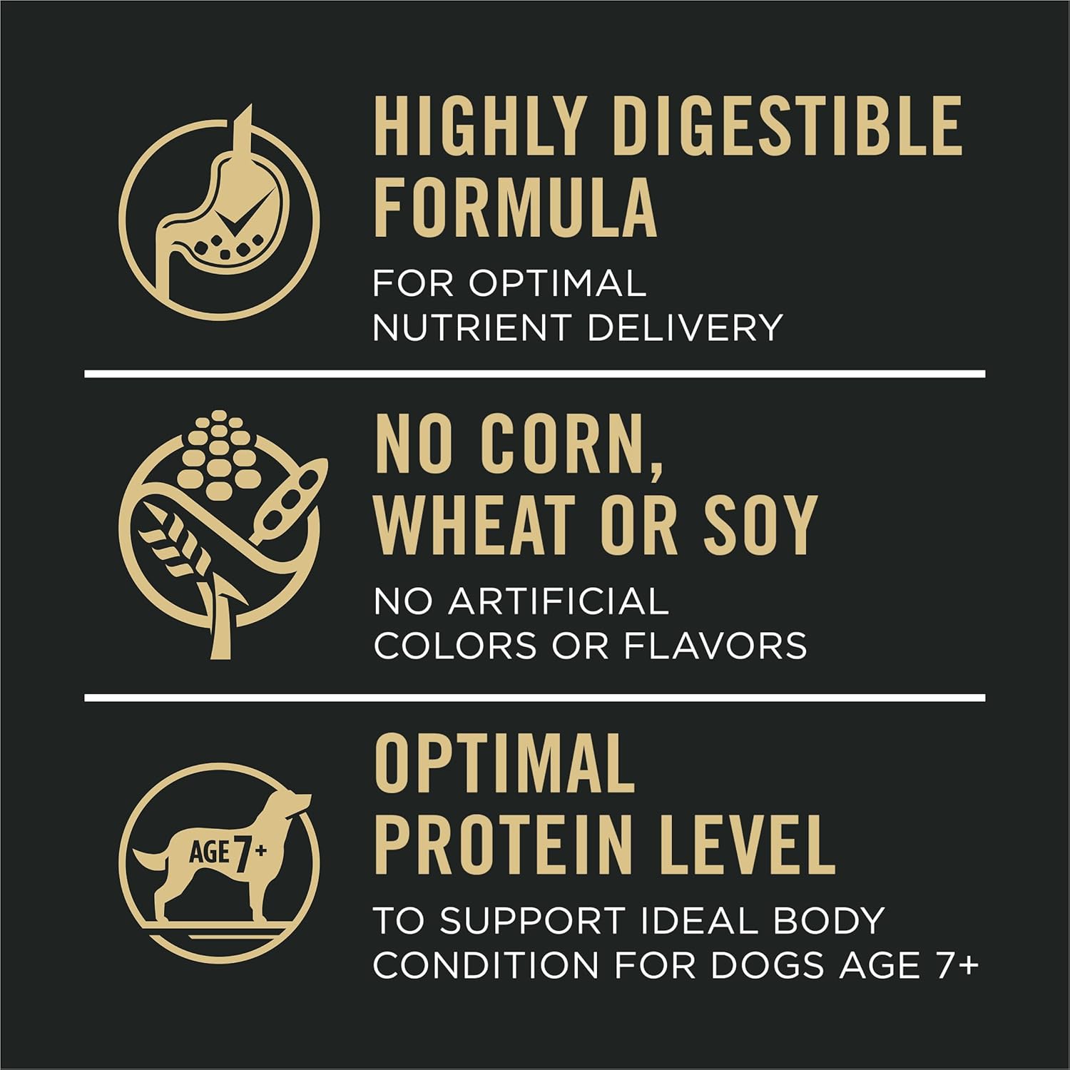 Purina Pro Plan Sensitive Skin and Stomach Dry Dog Food Senior Adult 7 Plus Salmon and Rice Formula - 16 lb. Bag7