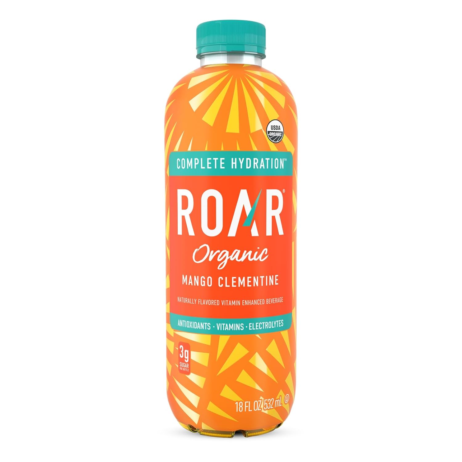 ROAR Complete Hydration Organic Variety Pack - Electrolyte Drinks Loaded with Vitamins C, B5, B12 - Hydrating Beverage Non-GMO, Gluten-Free - 12 pc3