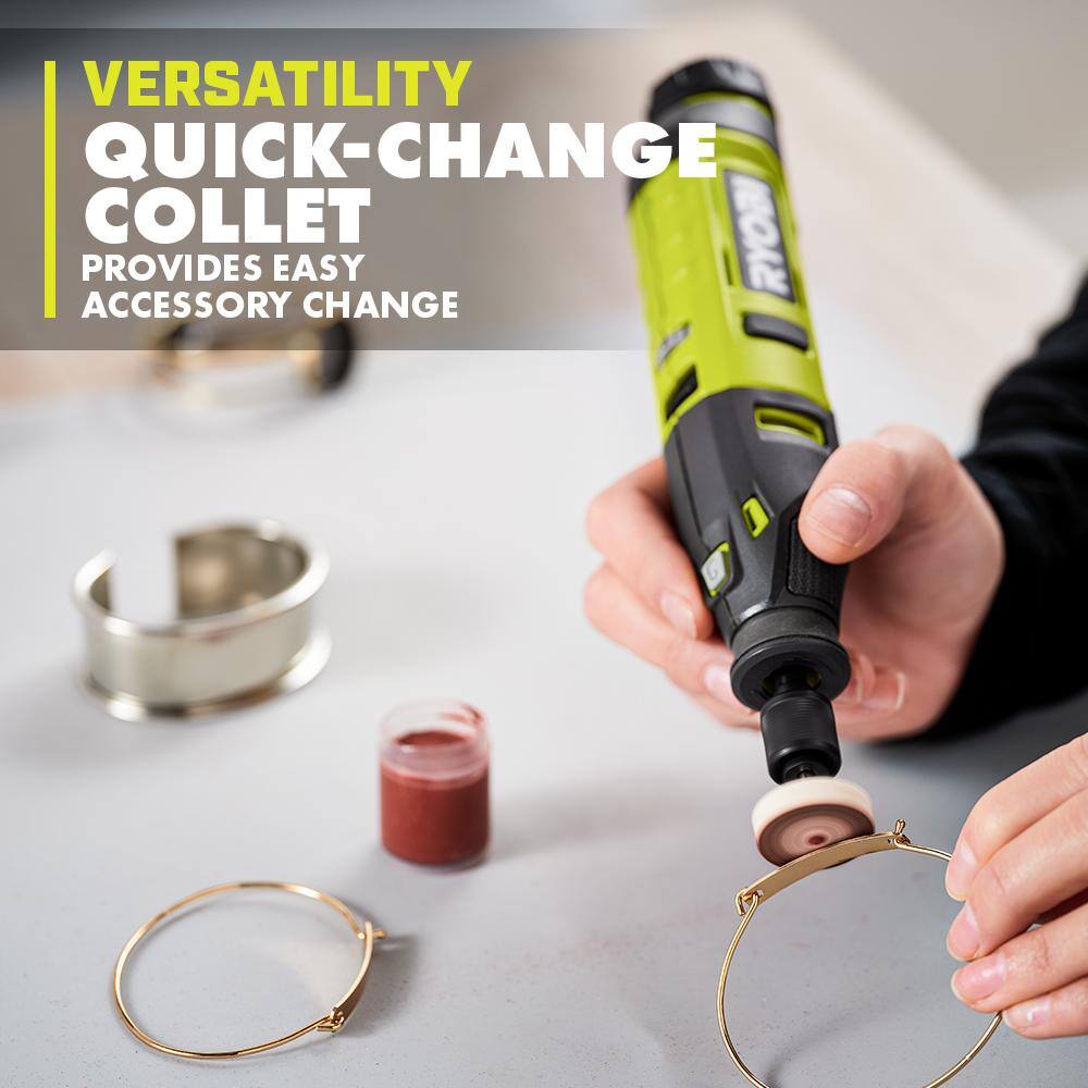 RYOBI FVD50K-FVM51K USB Lithium 2-Tool Combo Kit with Screwdriver, Rotary Tool, (2) Batteries, and (2) USB Charging Cables4