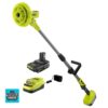 RYOBI P4500K ONE+ 18V Cordless Telescoping Power Scrubber Kit with 2.0 Ah Battery and Charger