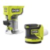 RYOBI PCL424B-PCL406B ONE+ 18V Cordless 2-Tool Combo Kit with Compact Fixed Base Router and 5 in. Random Orbit Sander (Tools Only)