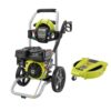 RYOBI RY802925-RY31SC15 2900 PSI 2.5 GPM Cold Water Gas Pressure Washer with 212cc Engine and 15 in. Surface Cleaner with Caster Wheels