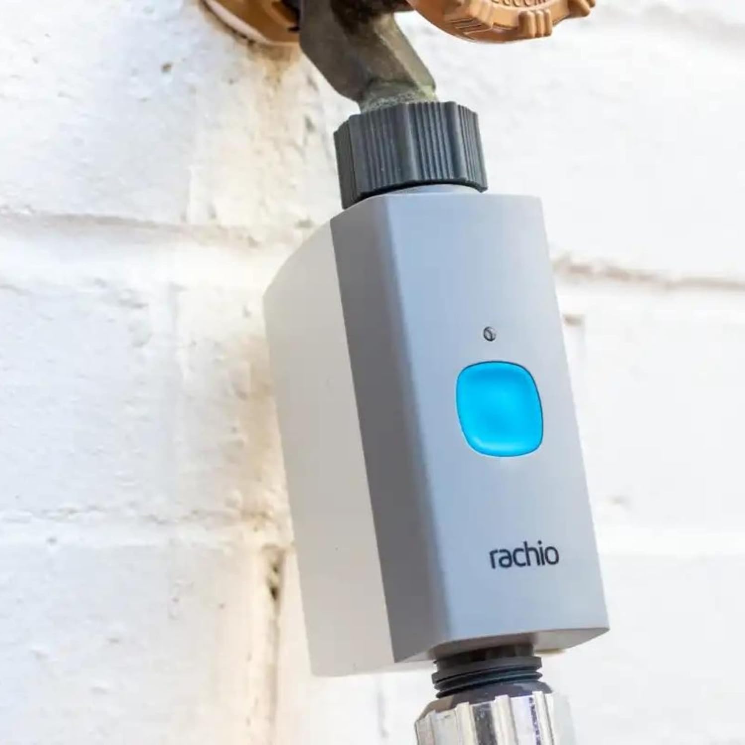 Rachio Smart Hose Timer with WiFi Hub for Outdoor Watering Easy Faucet Install, Automate Water & Sprinkler Schedules for Lawn, Garden, & Yard Care.11