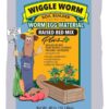 Raised Bed Mix, 40 Pound Bag - Worm Egg Material Mixed with Odor Free Wiggle Worm Pure Worm Castings - All Organic - Ready to Add Direct to Raised Bed, Planter, etc.