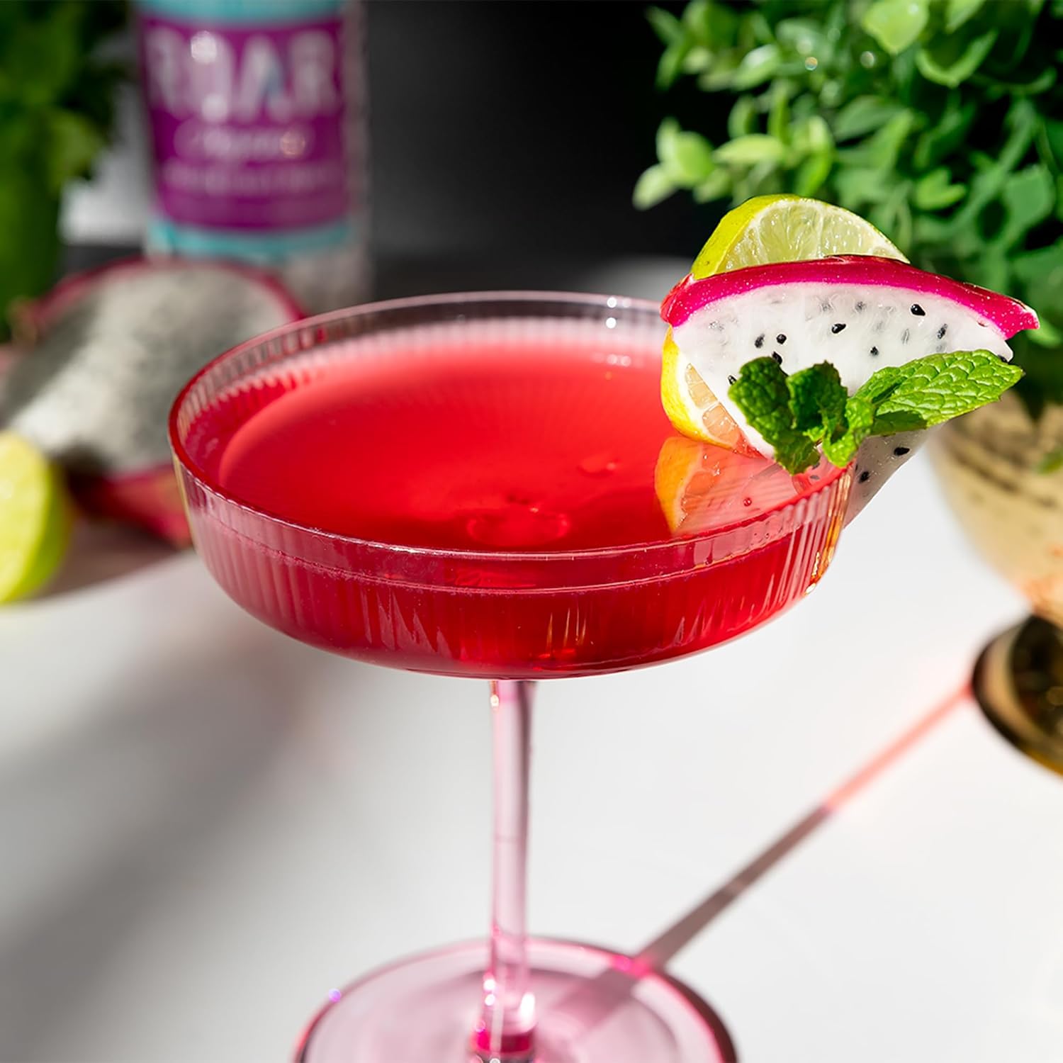 Roar Complete Hydration Organic - Electrolyte Drinks Loaded with Vitamins C, B5, B12 - Non-GMO, Gluten-Free - Dragonfruit Punch - 12 pc11