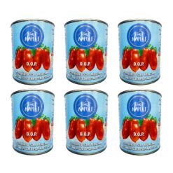 Sanniti Song' E Napule San Marzano DOP Authentic Whole Peeled Plum Tomatoes, 28 Ounce (Pack of 6)