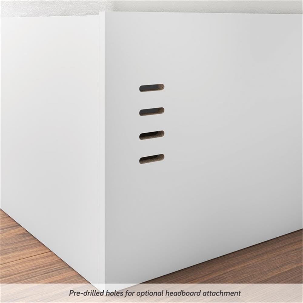 Sauder Cottage Road Twin Mate's Bed, in a White Finish0