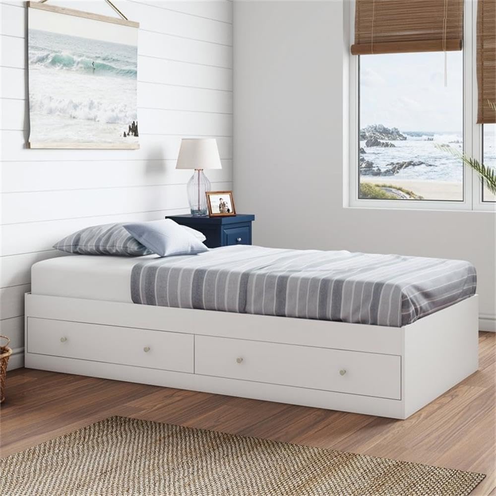 Sauder Cottage Road Twin Mate's Bed, in a White Finish1