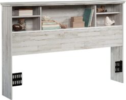 Sauder River Ranch Full-Queen Headboard, White Plank Finish