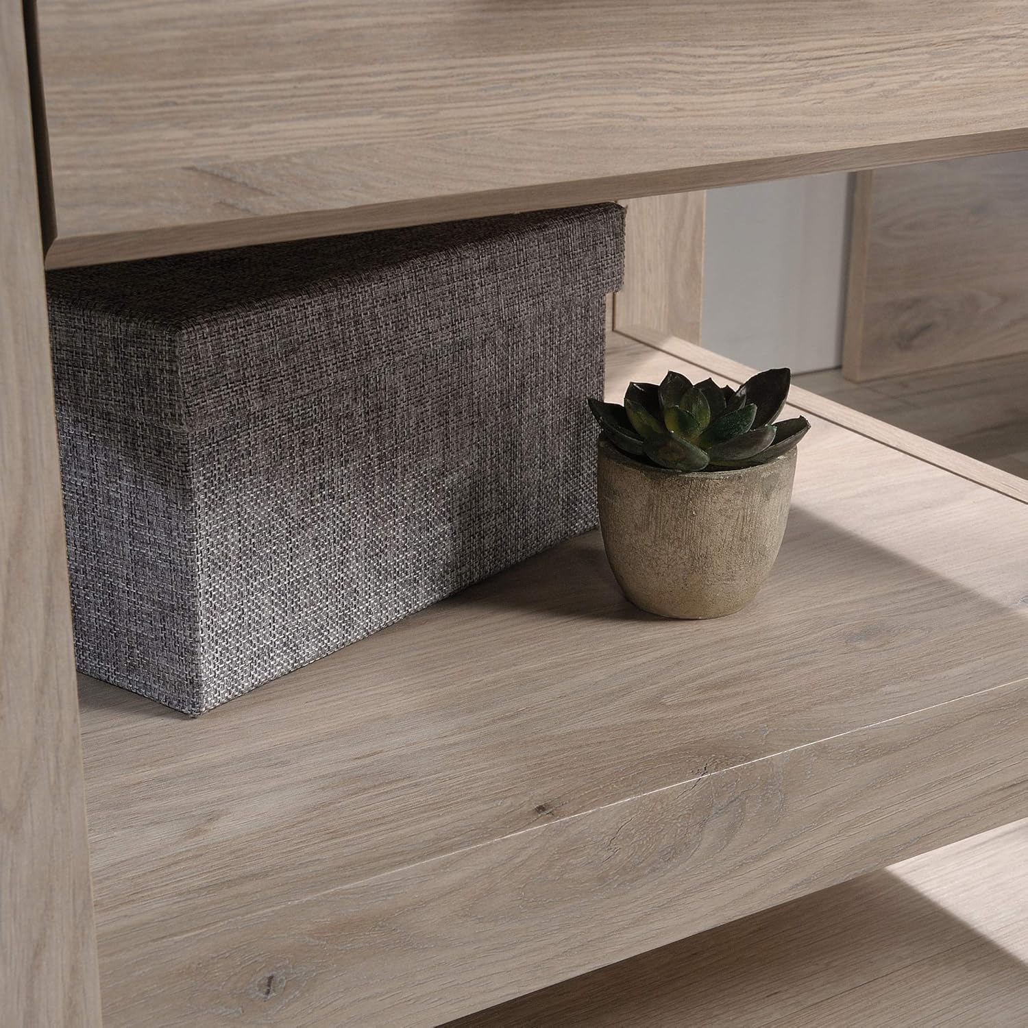 Sauder Summit Station Night Stand, Laurel Oak Finish56