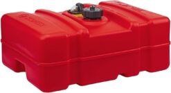 Scepter 12 Gallon Portable Marine Gas Can, Large Capacity Boat Fuel Tank, 2-Way Vented Cap, Built-In Fuel Gauge & Pick-Up, Handles, EPA & CARB Compliant, Low Profile, 24.5