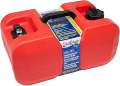 Scepter 6 Gallon Under Seat Portable Marine Tank with 2-Way Vented Cap, EPA CARB Fuel Can Container for Boats and Watercraft, 19.3