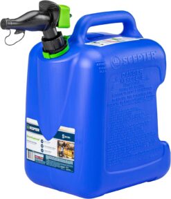 Scepter FSCK552 Fuel Container with Spill Proof SmartControl Spout, Blue Kerosene Can, 5 Gallon