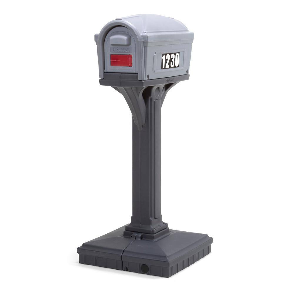 Simplay3 420020-03 Dig-Free Easy Up Classic Mailbox, Gray Simplay3 420020-03 Dig-Free Easy Up Classic Mailbox, Gray