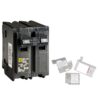 Square D HOM230CGK2C Homeline 30 Amp 2-Pole Circuit Breaker Bundle with 150-225 Amp Indoor Load Center Generator Interlock Kit