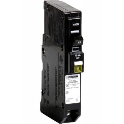 Square D QO115PCAFIC QO 15 Amp Single-Pole Plug-On Neutral Combination Arc Fault Circuit Breaker