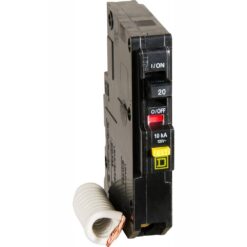 Square D QO120GFICP QO Qwik-Gard 20 Amp Single-Pole GFCI Circuit Breaker