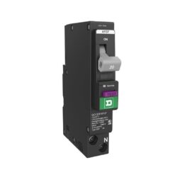 Square D QO120PAFGFC QO 20 Amp 120-Volt Single-Pole Plug-On Neutral Dual Function (CAFCI and GFCI) Circuit Breaker