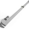 Stark USA 48" Aluminum Straight Pipe Wrench Ideal for 4-inch Pipe Adjustable Plumbing Pipe Wrench Pliers Tool